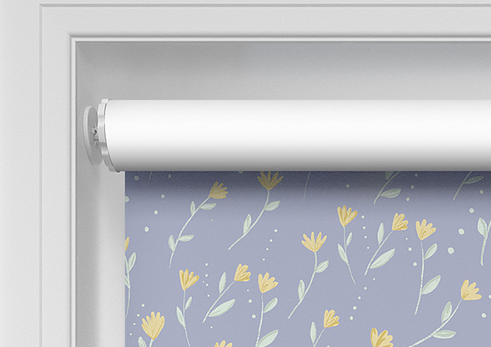Ditsy Spring, Periwinkle - Twist&Fit Roller Blind - Image 10